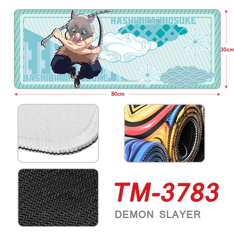 Demon Slayer Kimets Anime peripheral new lock edge mouse pad 80X30cm TM-3783A