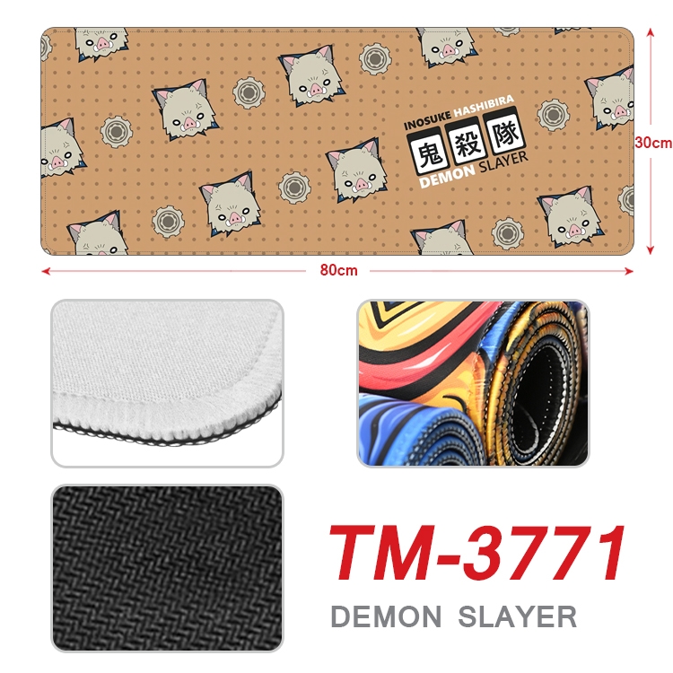 Demon Slayer Kimets Anime peripheral new lock edge mouse pad 80X30cm TM-3771A