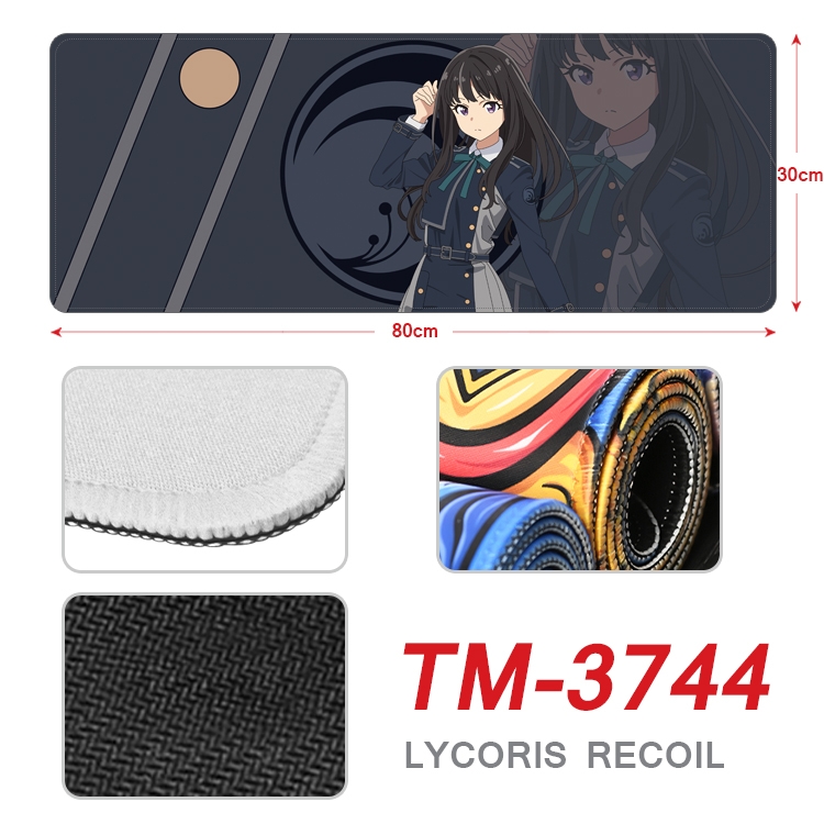 Lycoris Recoil Anime peripheral new lock edge mouse pad 80X30cm TM-3744A