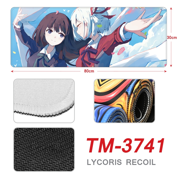 Lycoris Recoil Anime peripheral new lock edge mouse pad 80X30cm TM-3741A