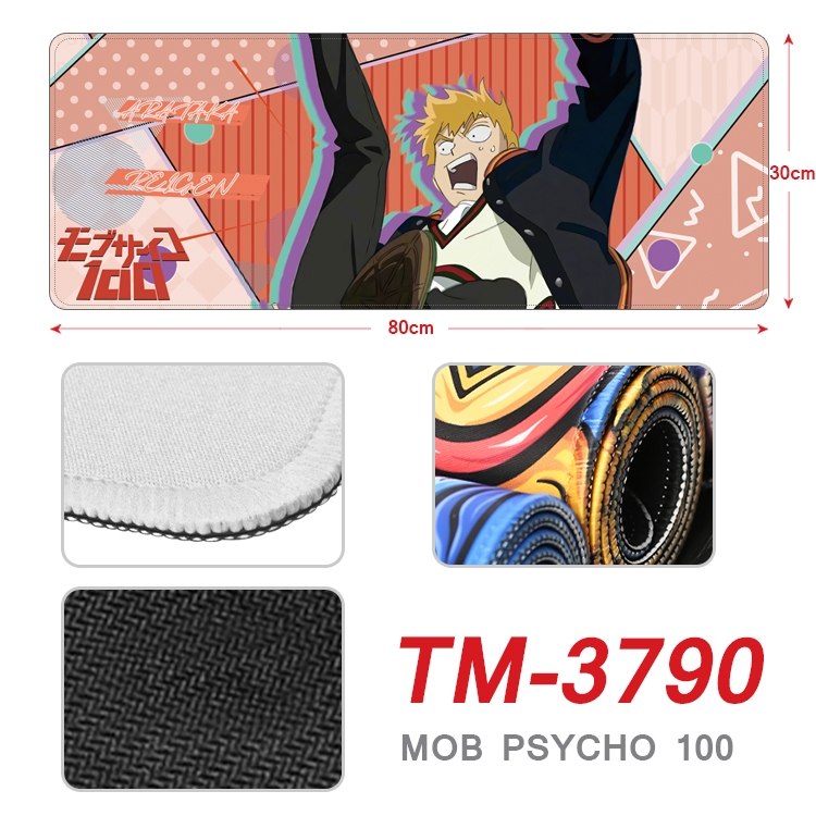 Mob Psycho 100 Anime peripheral new lock edge mouse pad 80X30cm TM-3790A