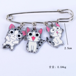 Sweet Cat Anime metal brooch b...