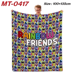 Rainbow friends Anime flannel ...
