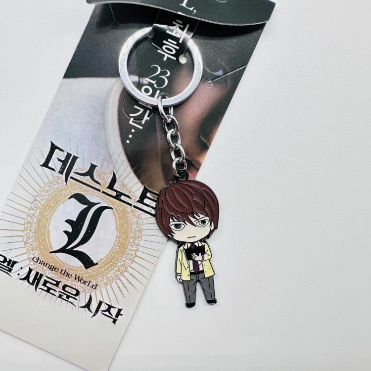 Death note Animation metal key chain pendant style C price for 5 pcs