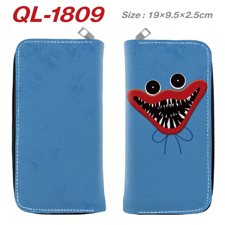 Poppy Playtime Animation perimeter long zipper wallet 19.5x9.5x2.5cm  QL-1809