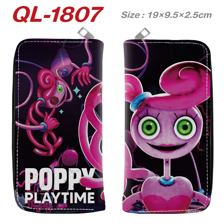 Poppy Playtime Animation perimeter long zipper wallet 19.5x9.5x2.5cm  QL-1807