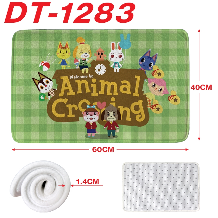 Animal Crossing Animation full-color carpet floor mat 40x60X1.4cm  DT-1283