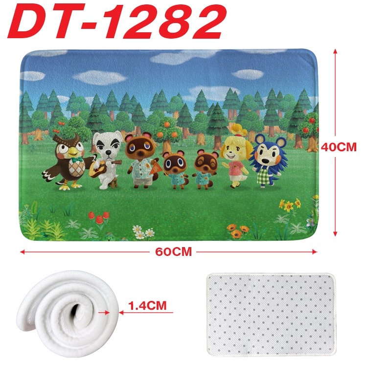 Animal Crossing Animation full-color carpet floor mat 40x60X1.4cm DT-1282