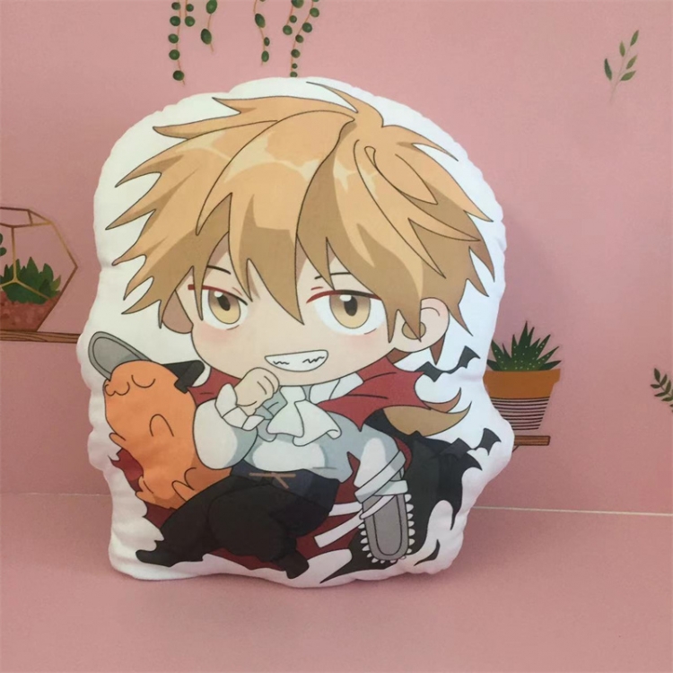 Chainsaw man Anime double-sided color pattern special-shaped bolster cushion