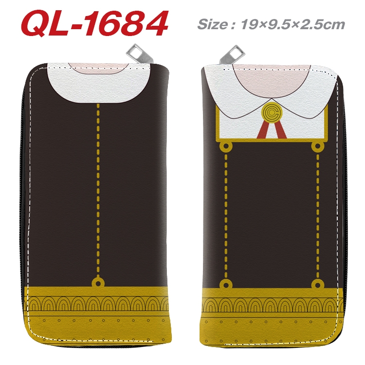 SPY×FAMILY Animation perimeter long zipper wallet 19.5x9.5x2.5cm QL-1684