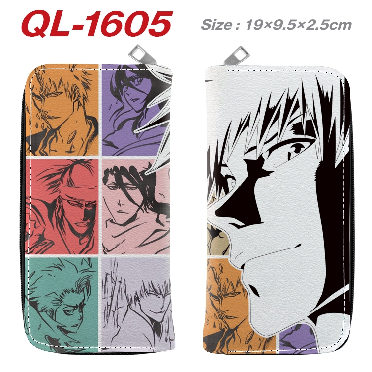 Bleach Animation perimeter long zipper wallet 19.5x9.5x2.5cm QL-1605