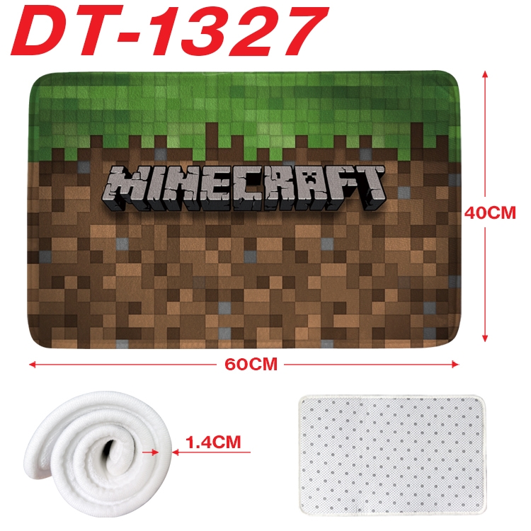 Minecraft Animation full-color carpet floor mat 40x60X1.4cm  DT-1327