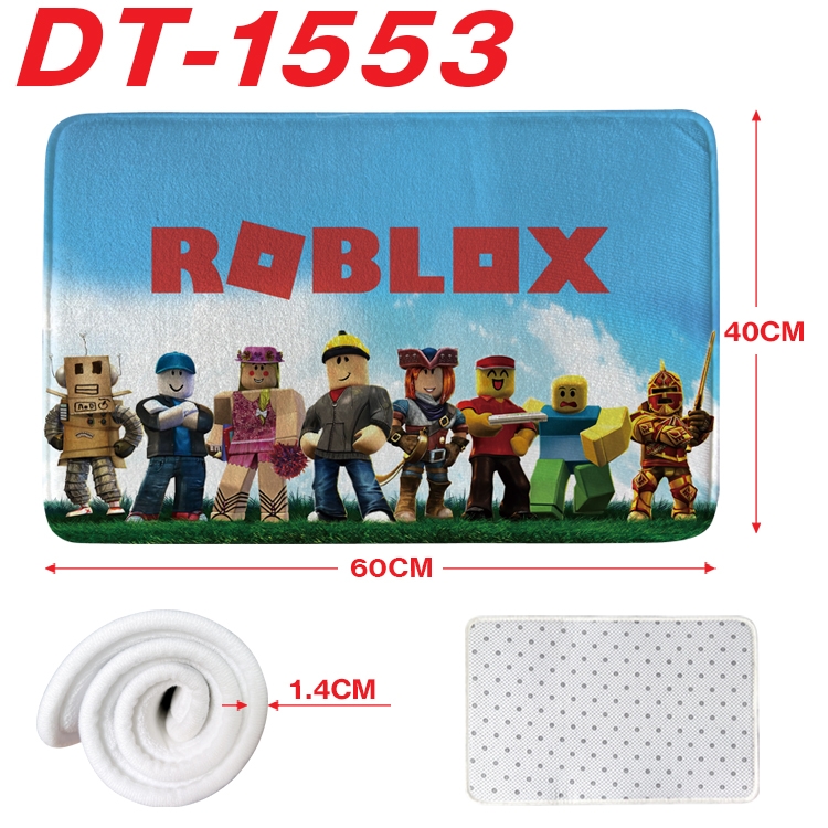 Robllox Animation full-color carpet floor mat 40x60X1.4cm DT-1553