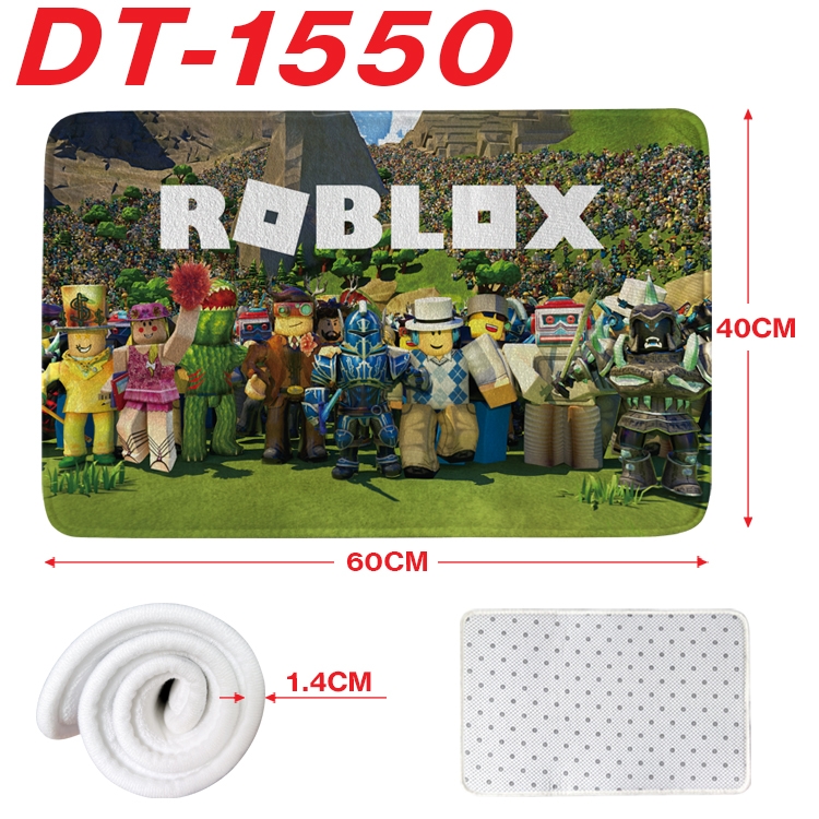 Robllox Animation full-color carpet floor mat 40x60X1.4cm  DT-1550