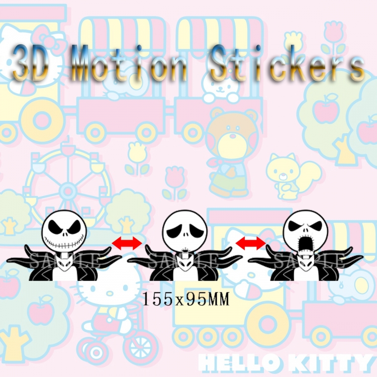 Hello Kitty  3D HD variable map car computer animation stickers price for 2 pcs