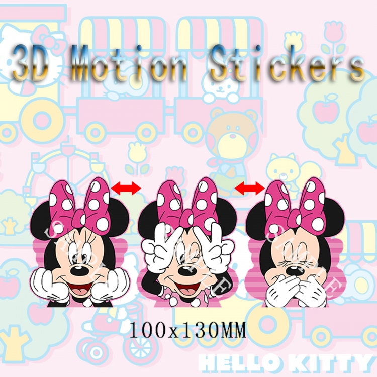 Hello Kitty 3D HD variable map car computer animation stickers price for 2 pcs