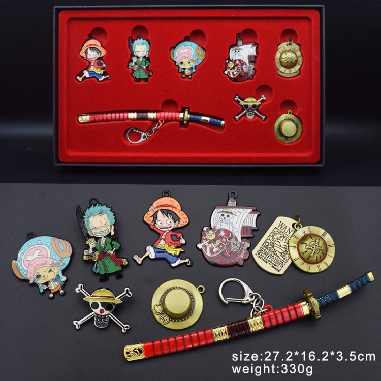 One Piece Cartoon key chain package box