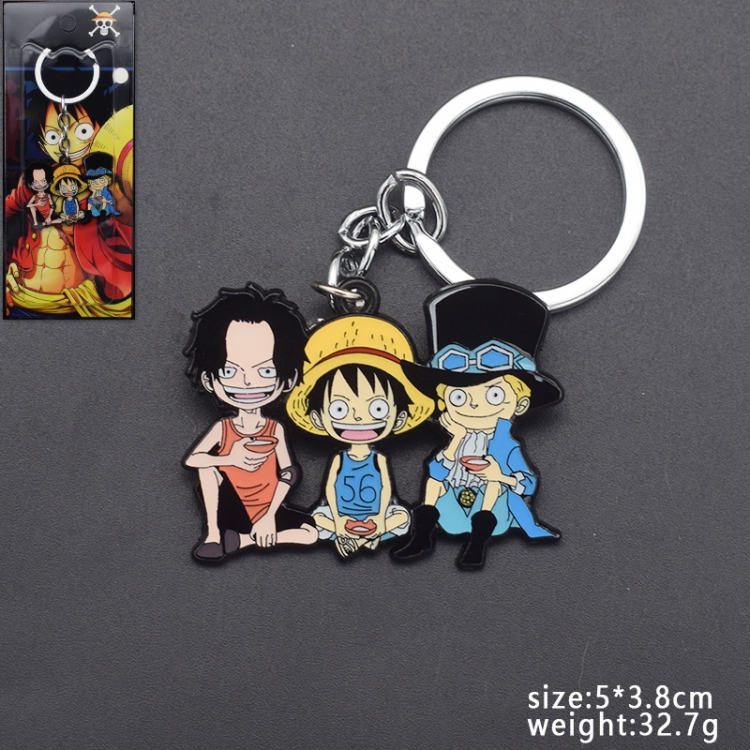 One Piece Animation peripheral key chain pendant