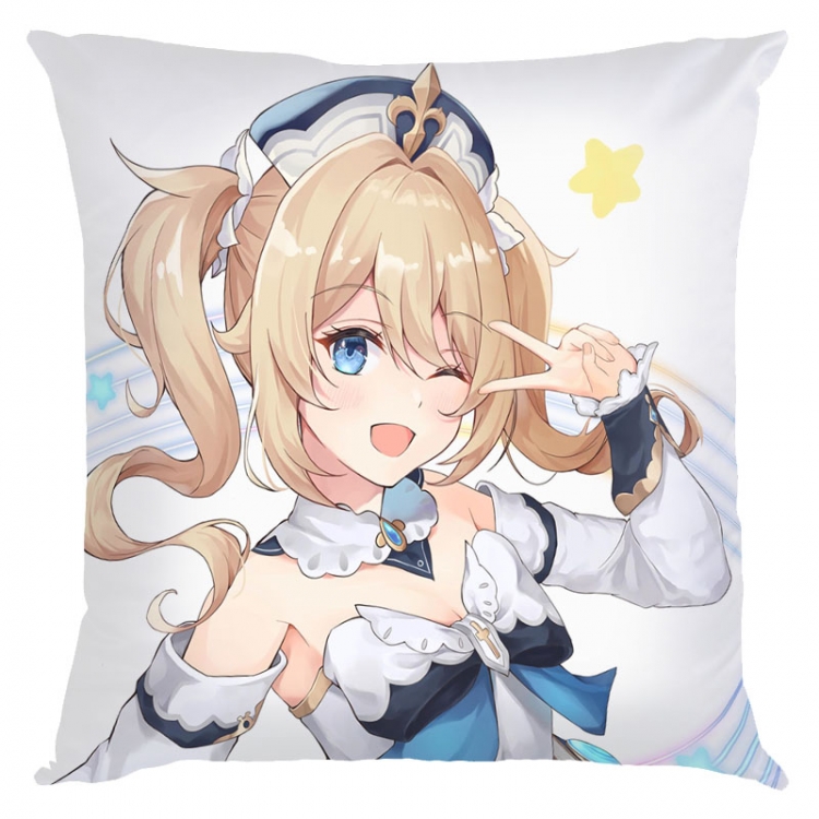 Genshin Impact Anime square full-color pillow cushion 45X45CM NO FILLING Y1-201