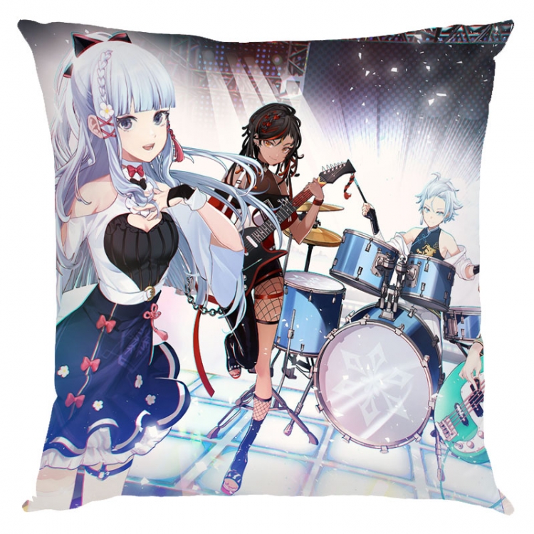 Genshin Impact Anime square full-color pillow cushion 45X45CM NO FILLING  Y1-241