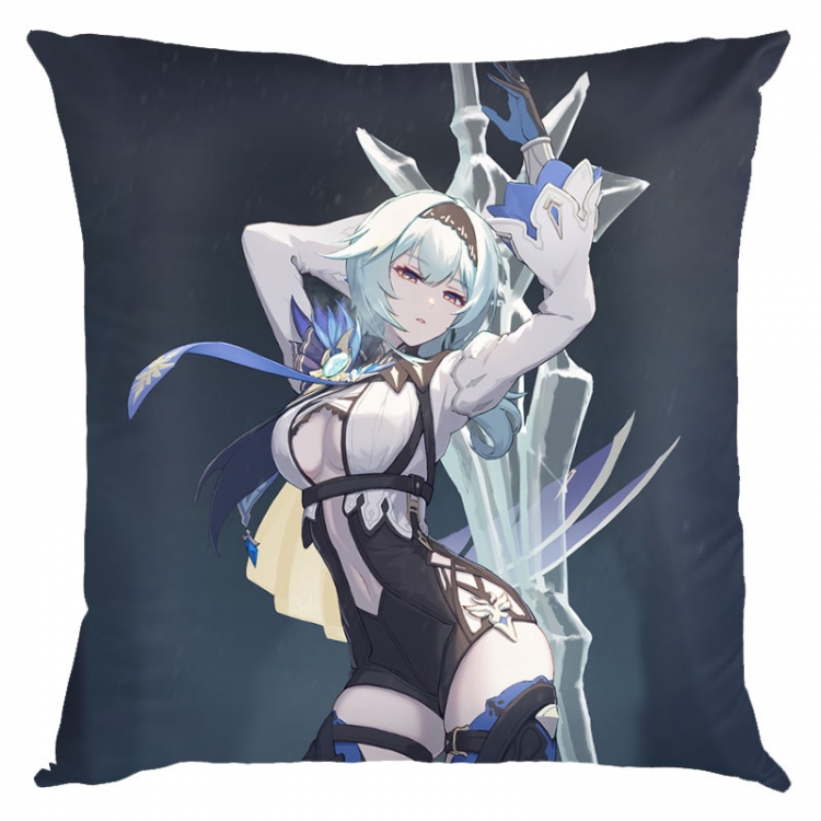 Genshin Impact Anime square full-color pillow cushion 45X45CM NO FILLING  Y1-204