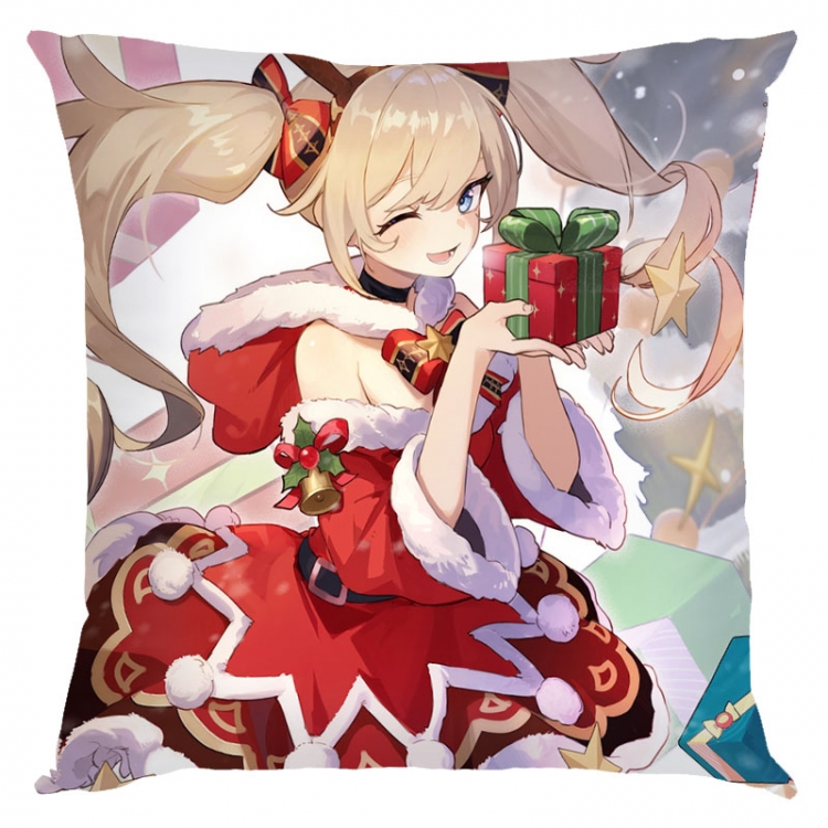 Genshin Impact Anime square full-color pillow cushion 45X45CM NO FILLING  Y1-375