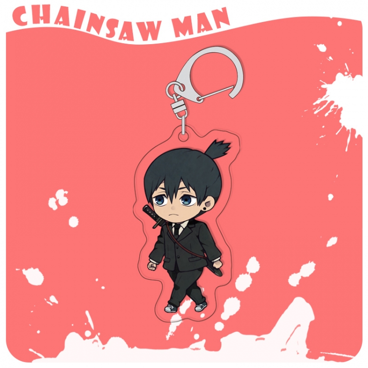 Chainsaw man acrylic pendant bag charm keychain price for 5 pcs