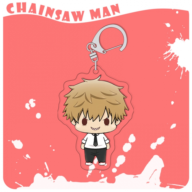 Chainsaw man acrylic pendant bag charm keychain price for 5 pcs