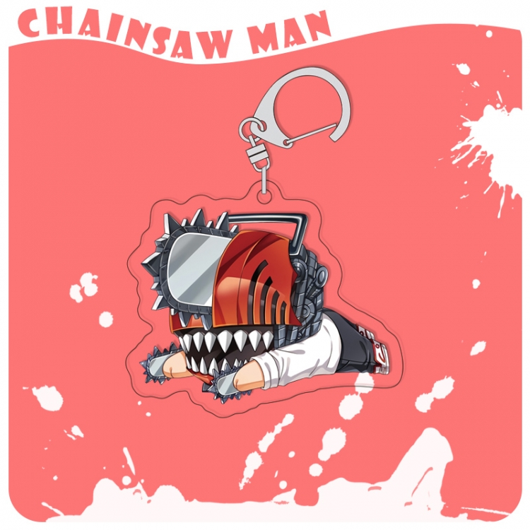 Chainsaw man acrylic pendant bag charm keychain price for 5 pcs