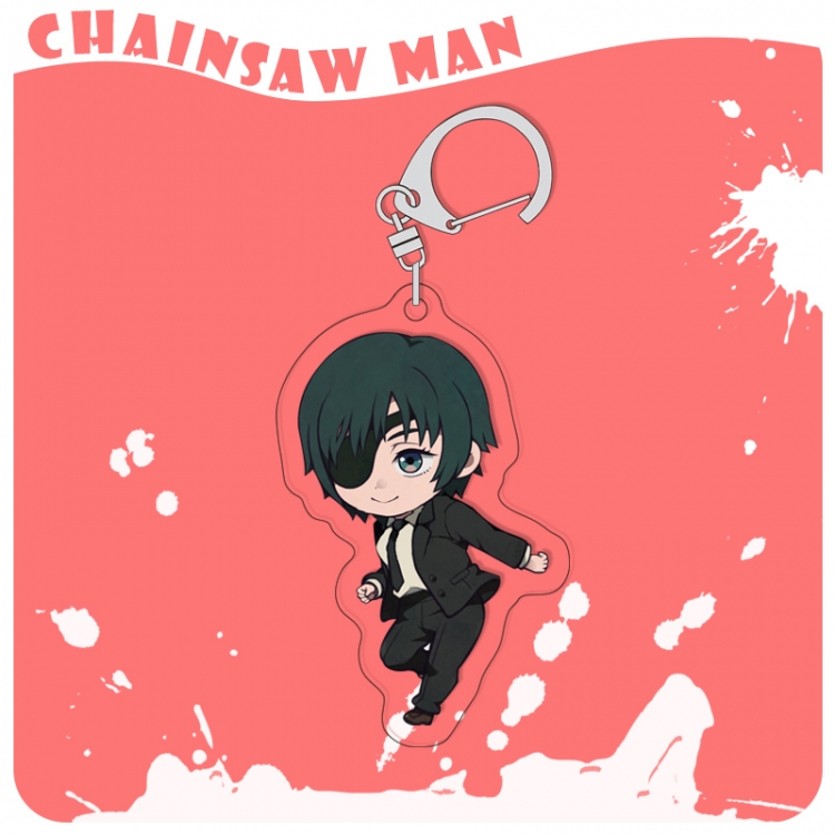 Chainsaw man acrylic pendant bag charm keychain price for 5 pcs