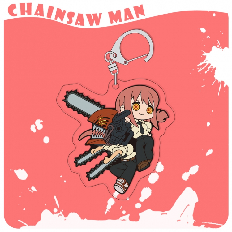 Chainsaw man acrylic pendant bag charm keychain price for 5 pcs