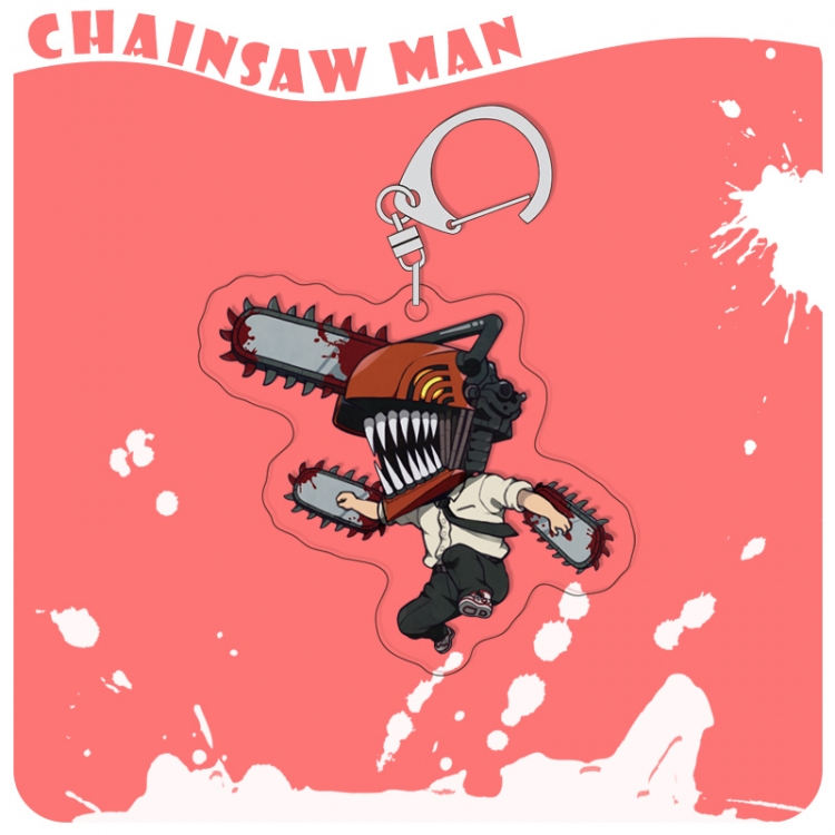 Chainsaw man acrylic pendant bag charm keychain price for 5 pcs