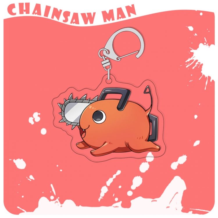 Chainsaw man acrylic pendant bag charm keychain price for 5 pcs