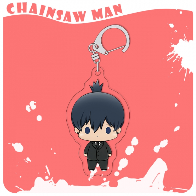 Chainsaw man acrylic pendant bag charm keychain price for 5 pcs