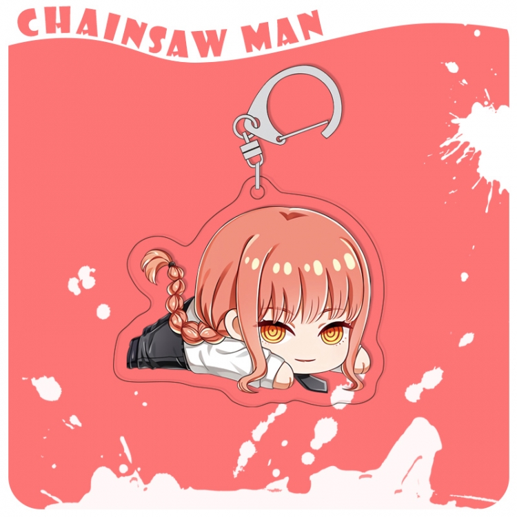 Chainsaw man acrylic pendant bag charm keychain price for 5 pcs