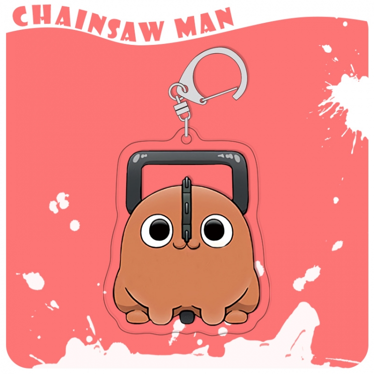 Chainsaw man acrylic pendant bag charm keychain price for 5 pcs