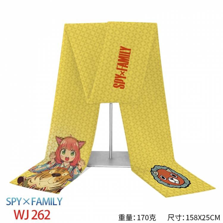 SPY×FAMILY Anime full-color flannelette scarf 158x25cm WJ-262