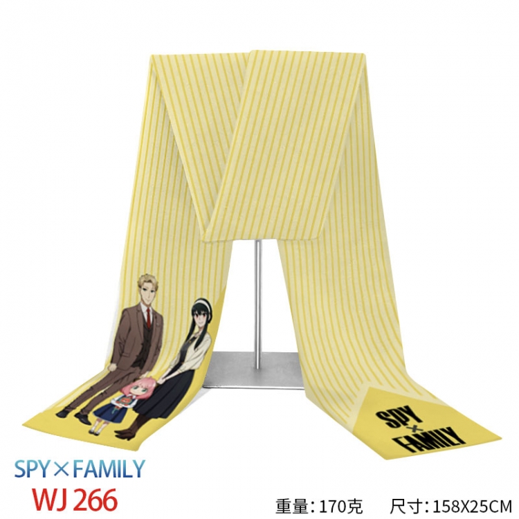 SPY×FAMILY Anime full-color flannelette scarf 158x25cm WJ-266