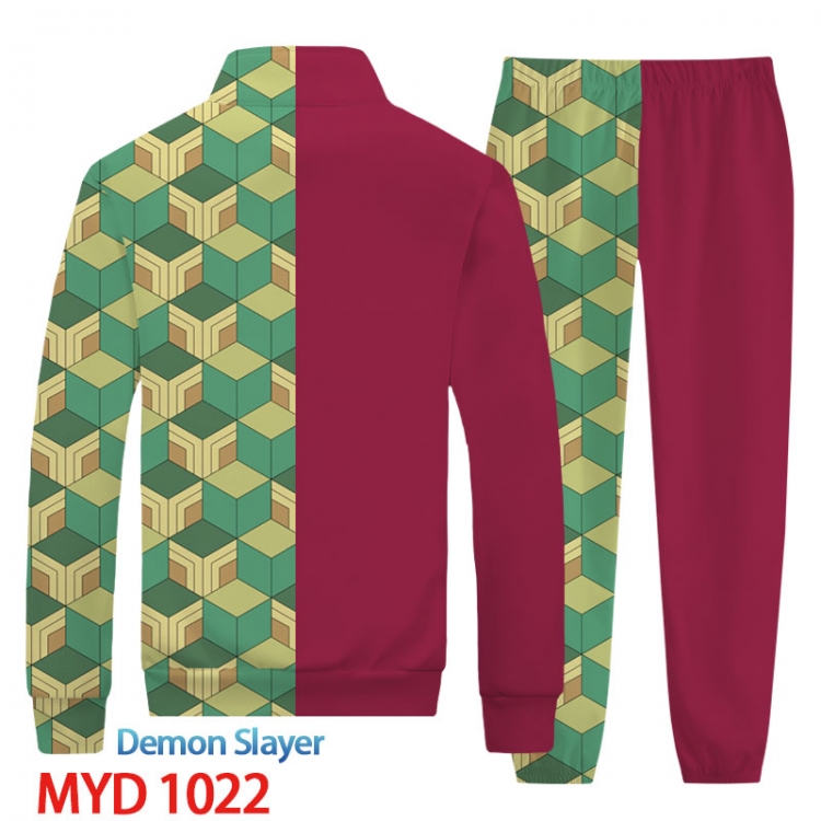 Demon Slayer Kimets Anime peripheral long sleeved sweater sports suit from XS to 4XL MYD-1022