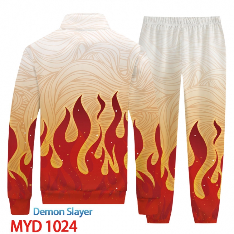 Demon Slayer Kimets Anime peripheral long sleeved sweater sports suit from XS to 4XL MYD-1024