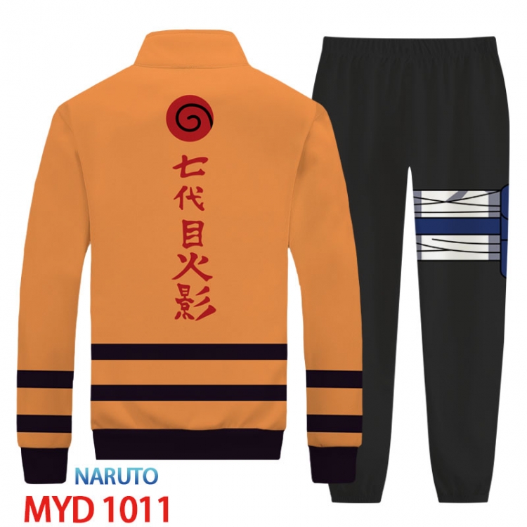 Naruto Anime peripheral long sleeved sweater sports suit from XS to 4XL  MYD-1011