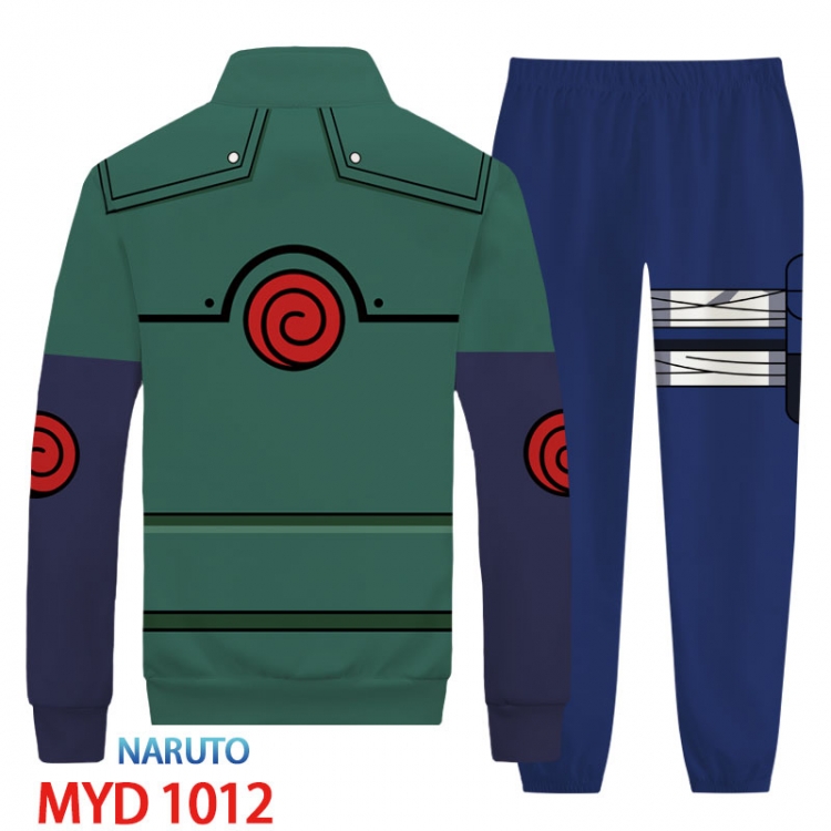 Naruto Anime peripheral long sleeved sweater sports suit from XS to 4XL  MYD-1012