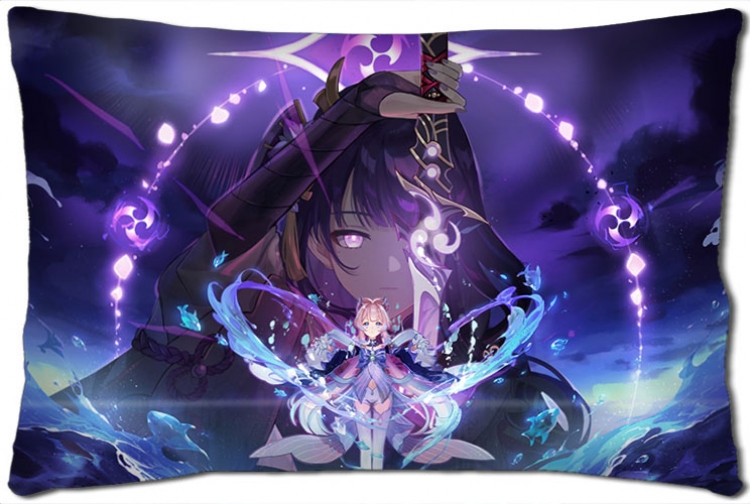 Genshin Impact Anime double-sided long throw pillow 40X60CM NO FILLING Y1-330