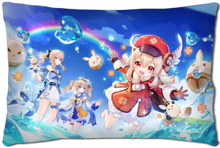 Genshin Impact Anime double-sided long throw pillow 40X60CM NO FILLING  Y1-303