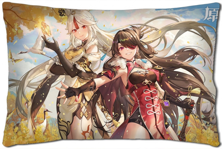 Genshin Impact Anime double-sided long throw pillow 40X60CM NO FILLING Y1-52