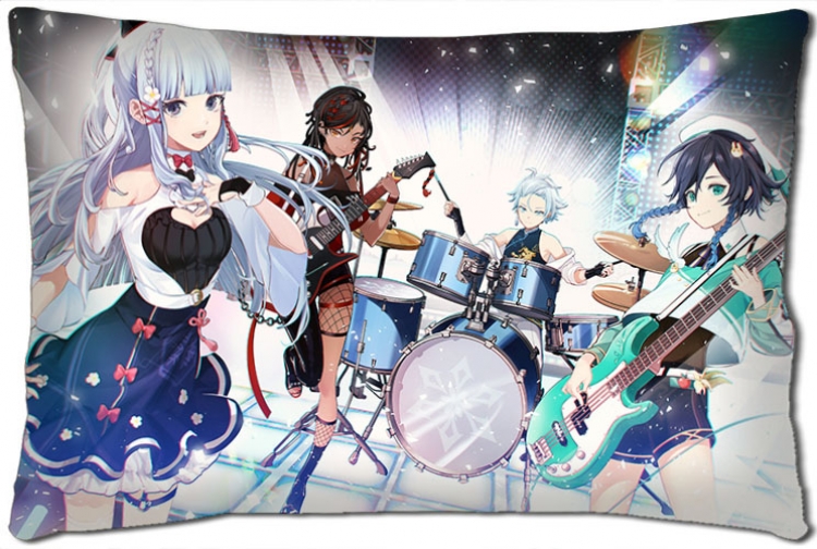 Genshin Impact Anime double-sided long throw pillow 40X60CM NO FILLING Y1-241