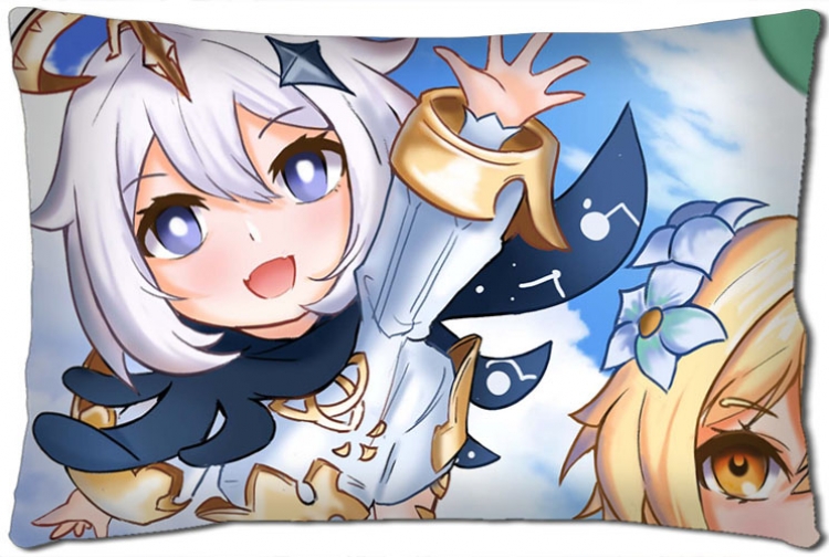 Genshin Impact Anime double-sided long throw pillow 40X60CM NO FILLING Y1-238