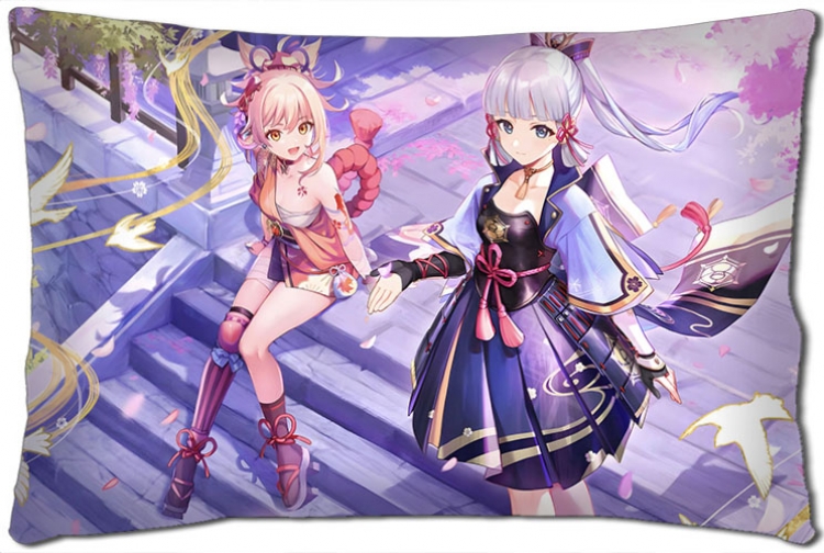 Genshin Impact Anime double-sided long throw pillow 40X60CM NO FILLING  Y1-360