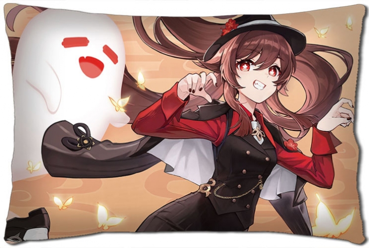Genshin Impact Anime double-sided long throw pillow 40X60CM NO FILLING  Y1-361
