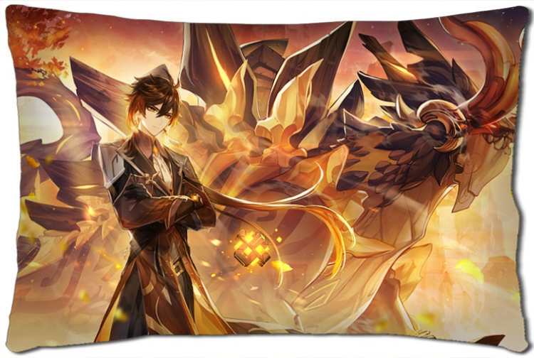 Genshin Impact Anime double-sided long throw pillow 40X60CM NO FILLING Y1-363